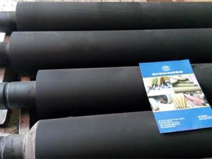 Trục cao su ngành thép